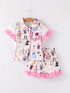 mommy-me-girls-ts-lapel-button-short-sleeve-shorts-ruffle-pajama-set Rylee Faith Designs - Sophia's StylePajamas-1